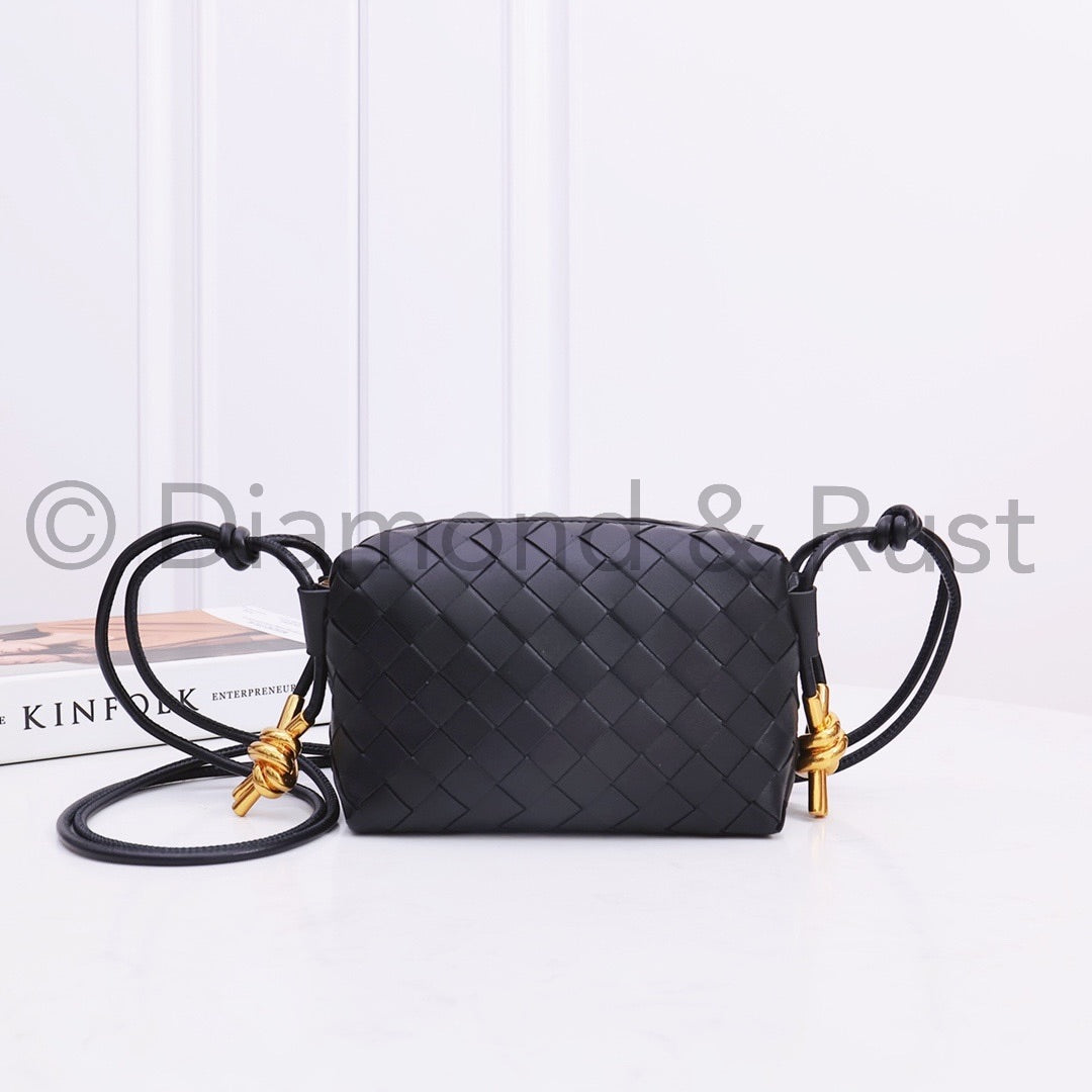 Mini Gold Knot Camera Bag #2263 Black