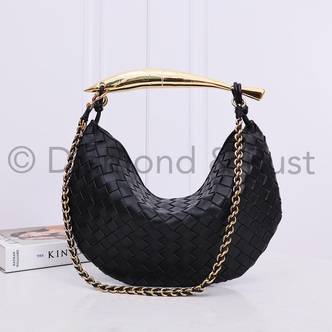 Chain Sardine Bag 33cm #2275 Space Black