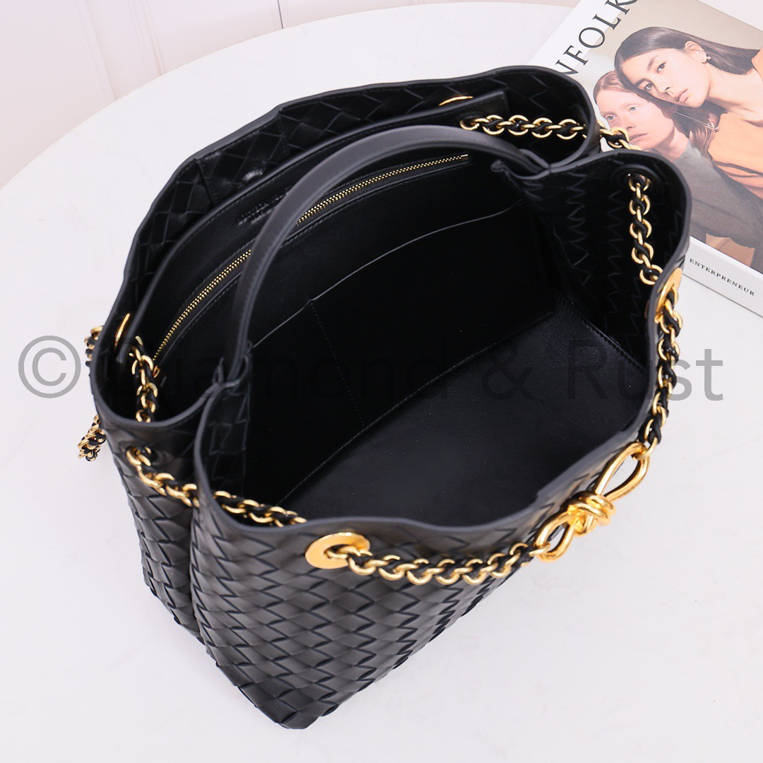 Medium Chain Andiamo Bag #2276-1 Black