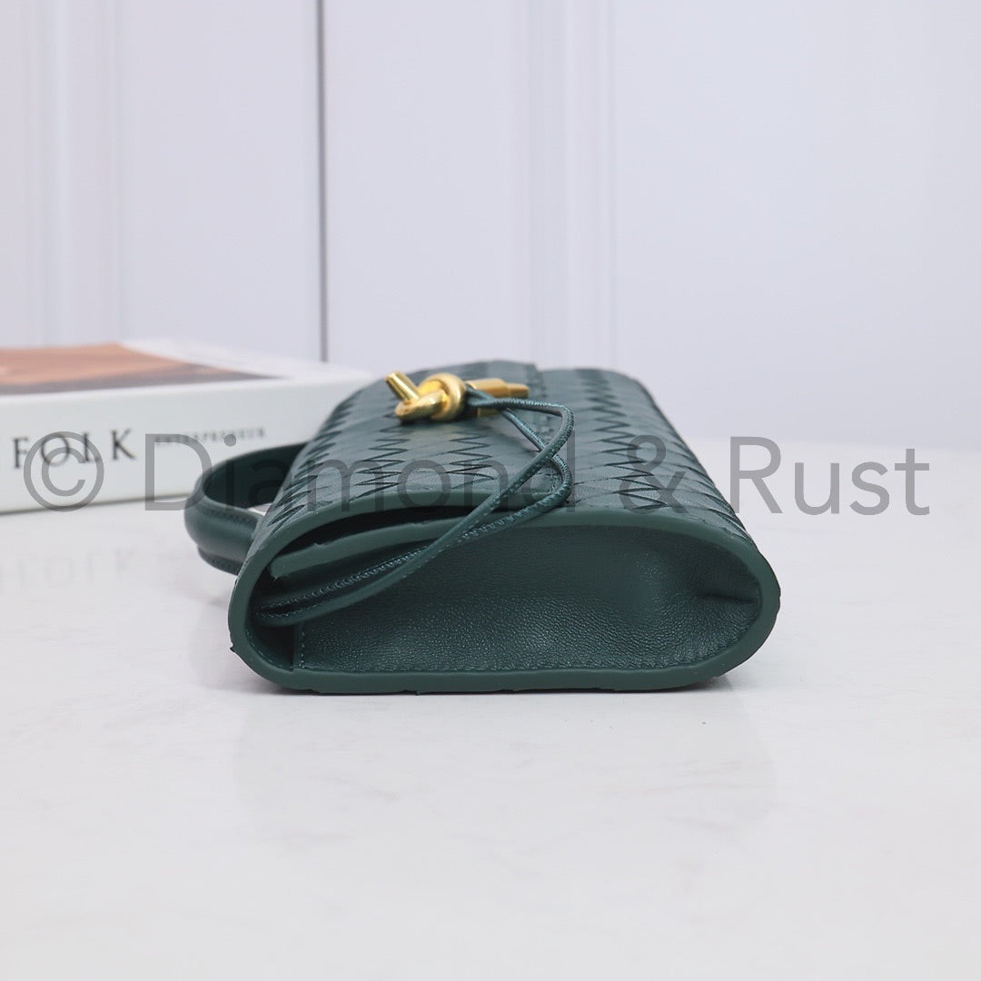 Long Clutch Andiamo Bag #2274 Emerald Green