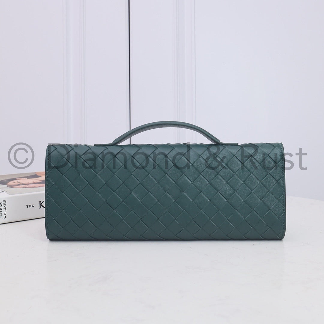 Long Clutch Andiamo Bag #2274 Emerald Green