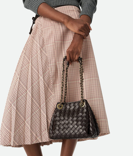 Small Parachute Chain Bag #2279 Brown
