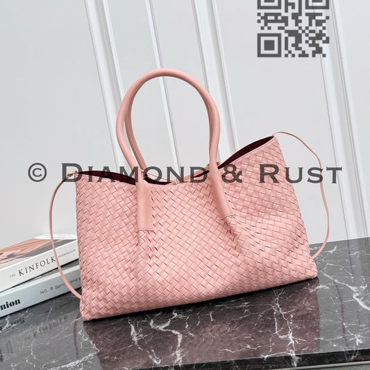 Large Pinacoteca Tote Bag #2281-1 Pink/Rose
