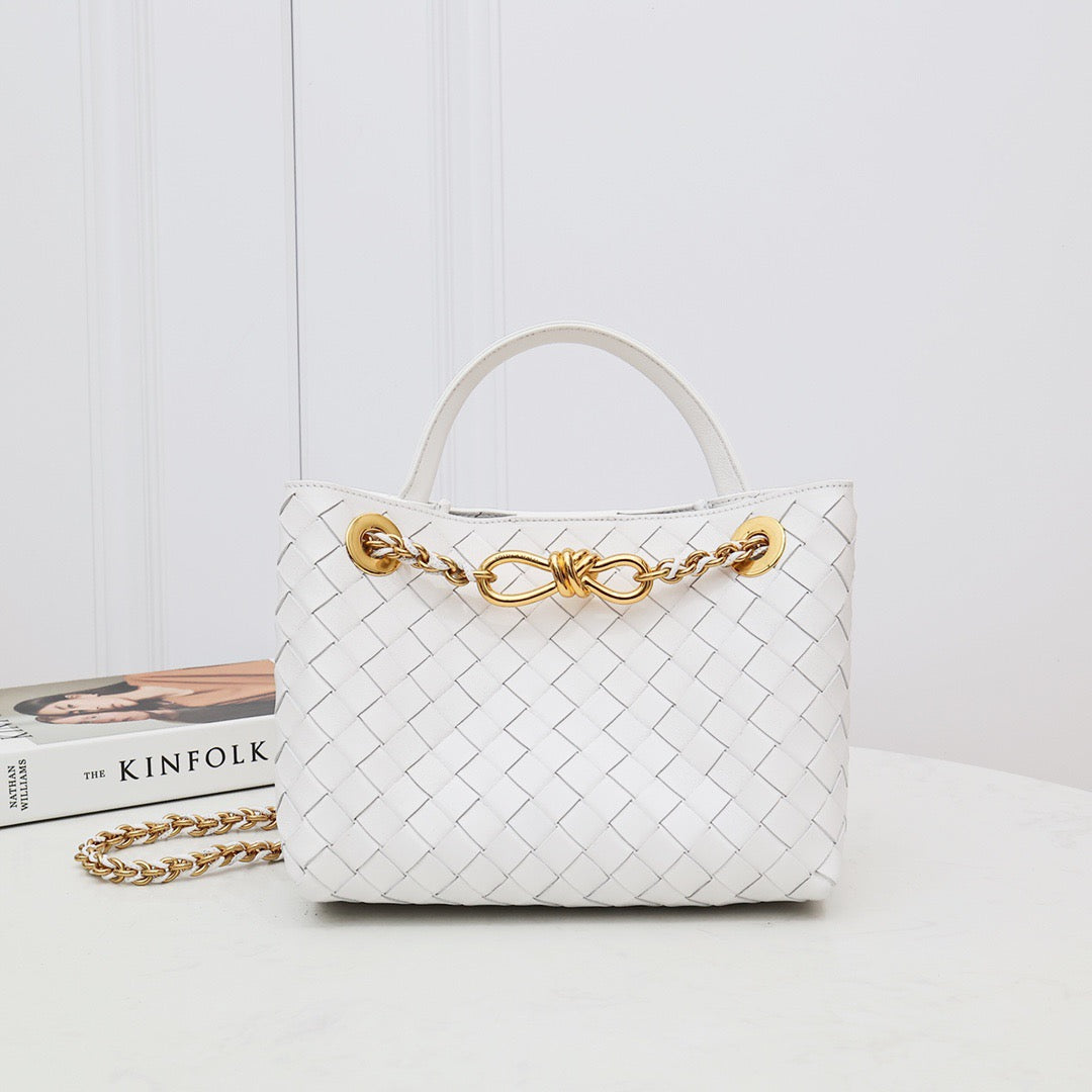 Small Chain Andiamo Bag #2276 White