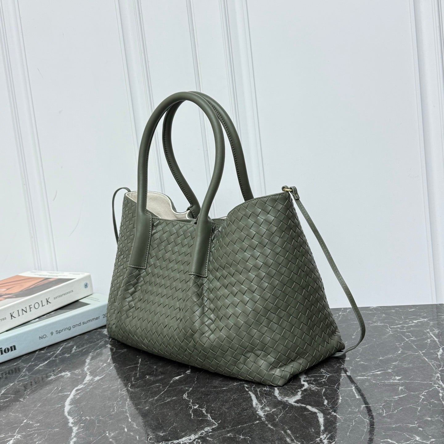 Large Pinacoteca Tote Bag #2281-1 Dual Color Pickle
