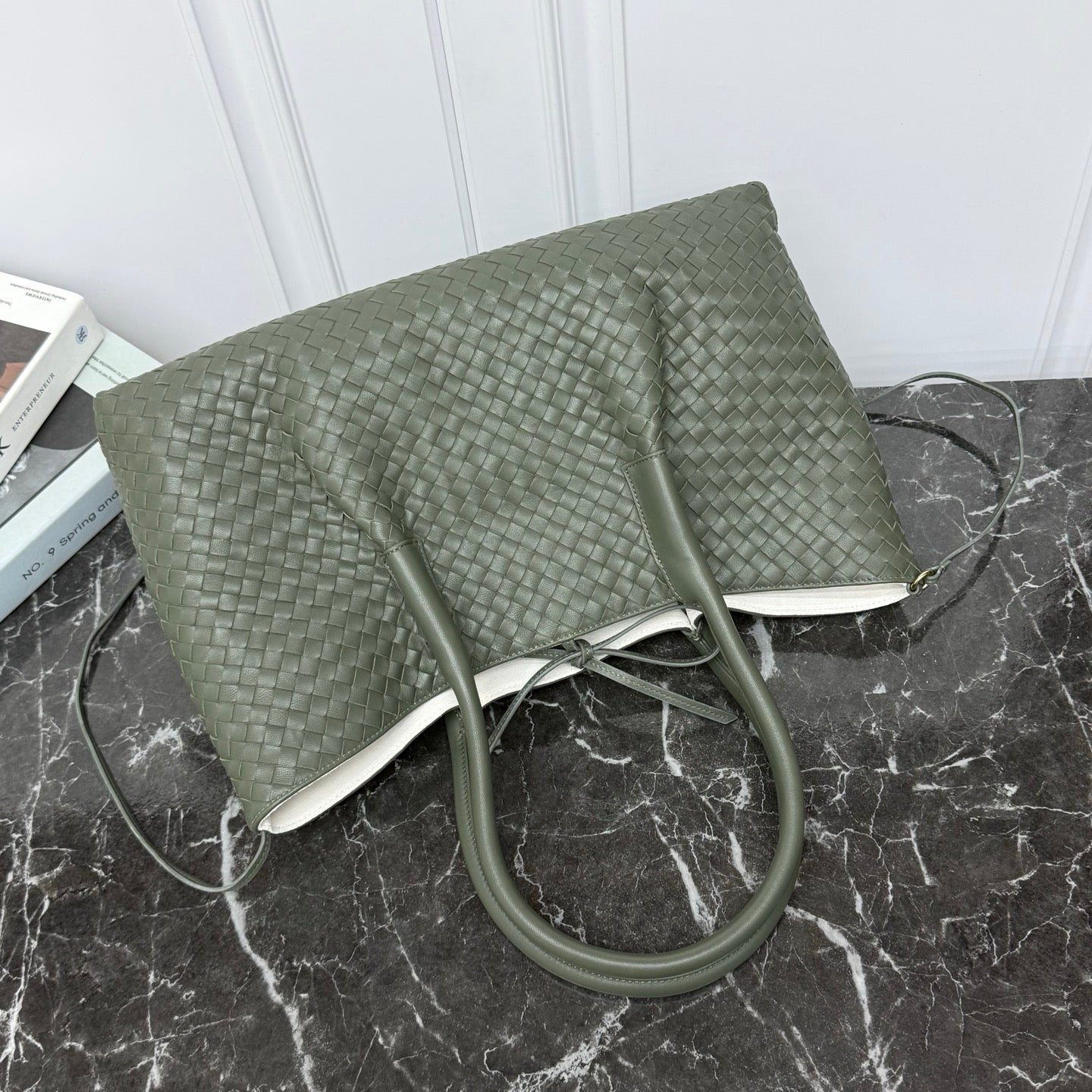 Large Pinacoteca Tote Bag #2281-1 Dual Color Pickle