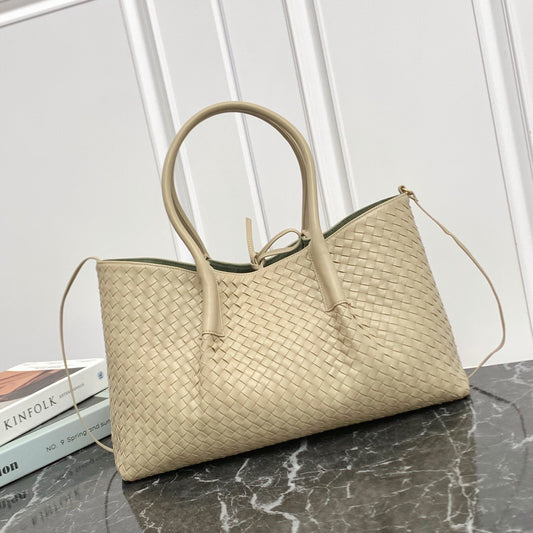 Large Pinacoteca Tote Bag #2281-1 Dual Color Oatmeal