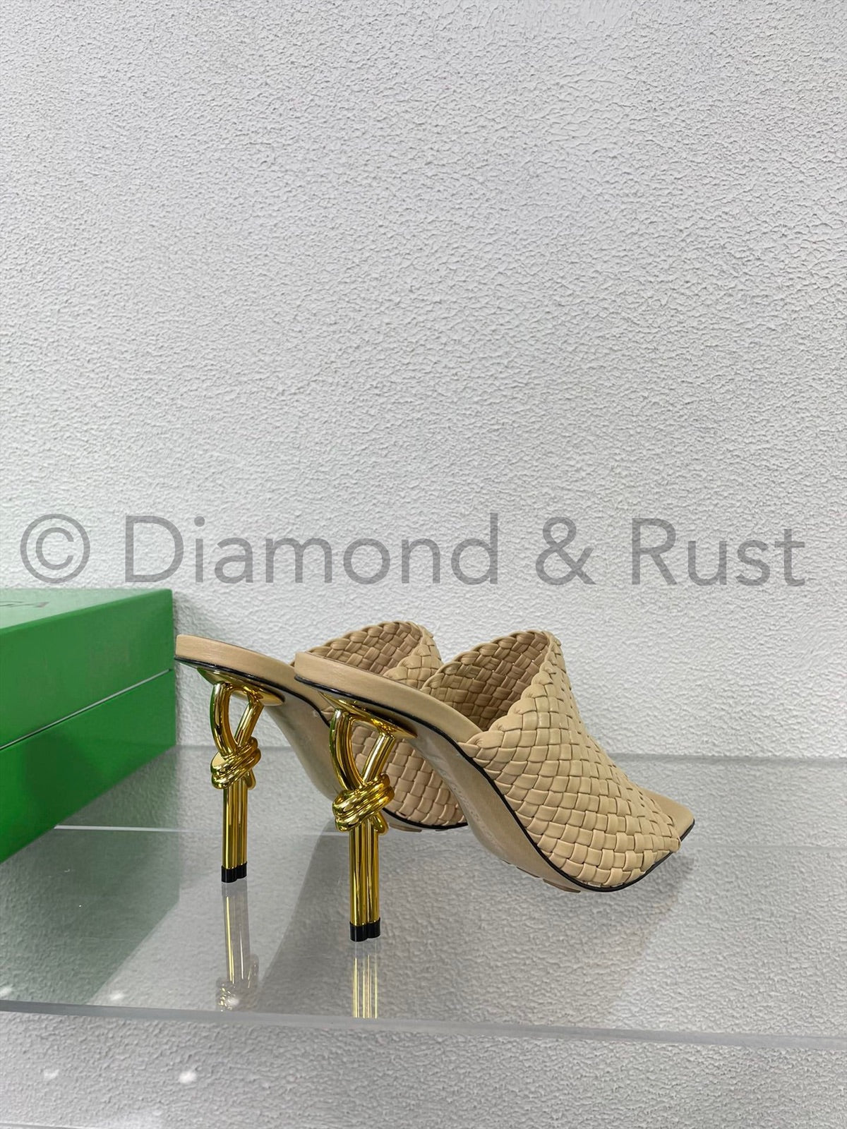 Knot Mule High Heel Shoes