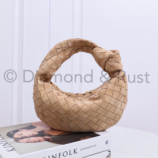 Mini Jodie Bag in Suede #3485 Almond