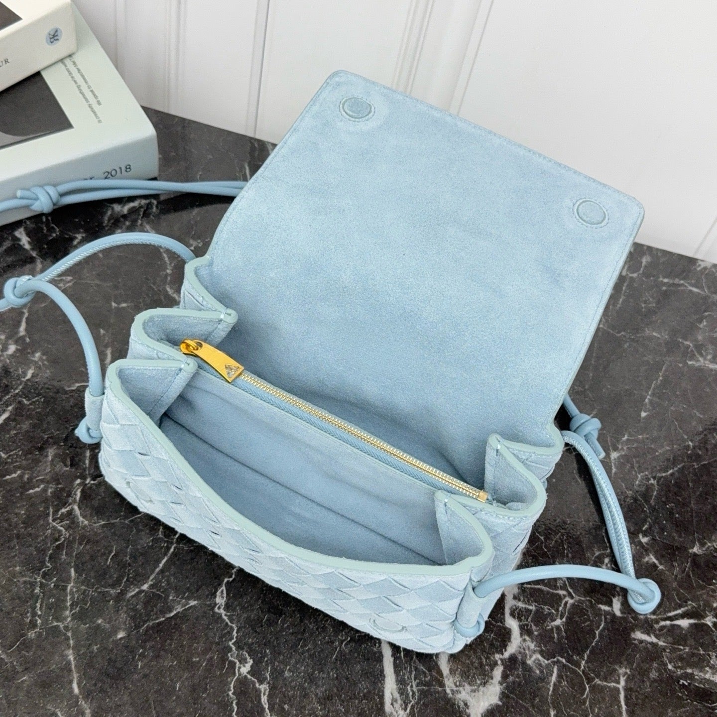 Nocturnal Pouch #2288 Blue Suede