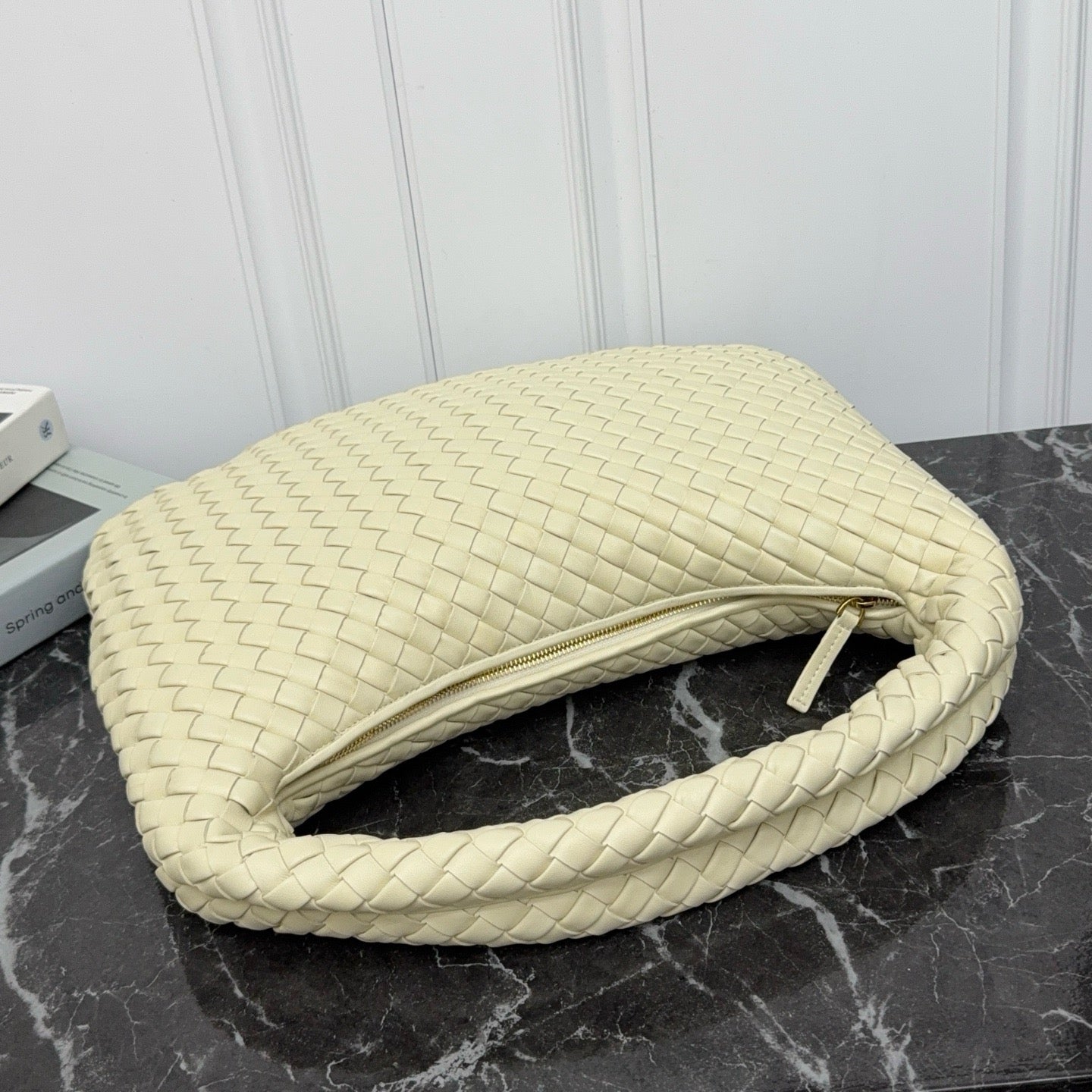 Large Veneta Shoulder Bag #2291 Sea Salt