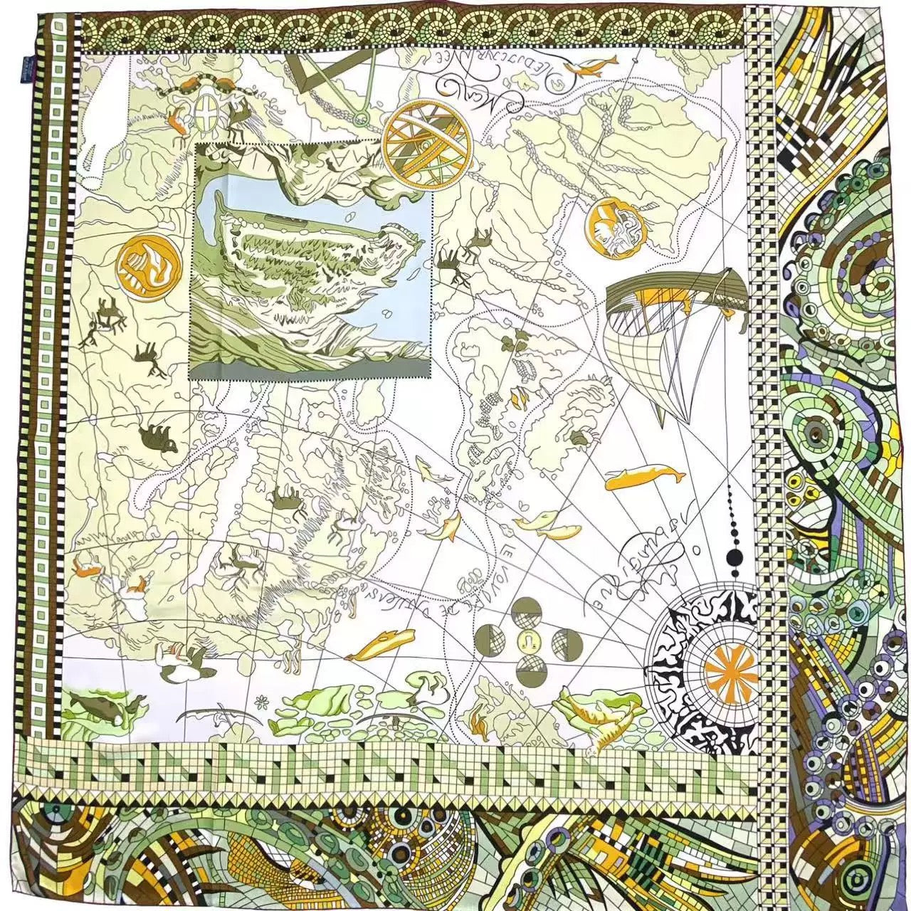 Double-Sided Two-Tone Heavy Twill Silk Scarf, 100% Mulberry Silk, 110cm Large Square Wrap Shawl