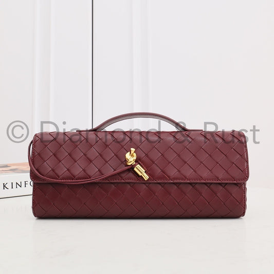 Long Clutch Andiamo Bag #2274 Wine Red