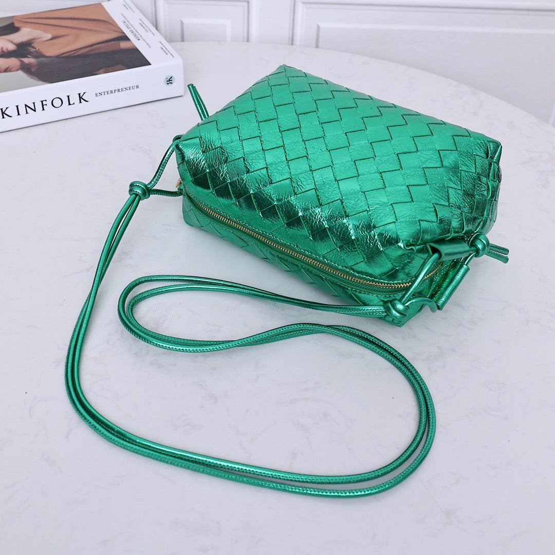 Small Loop Camera Bag #8810A Metallic Green