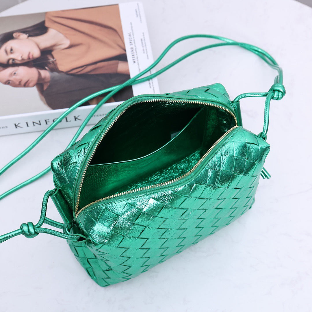 Small Loop Camera Bag #8810A Metallic Green