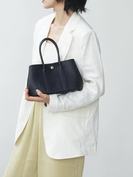 Mini Genuine Leather Garden Bag 23cm