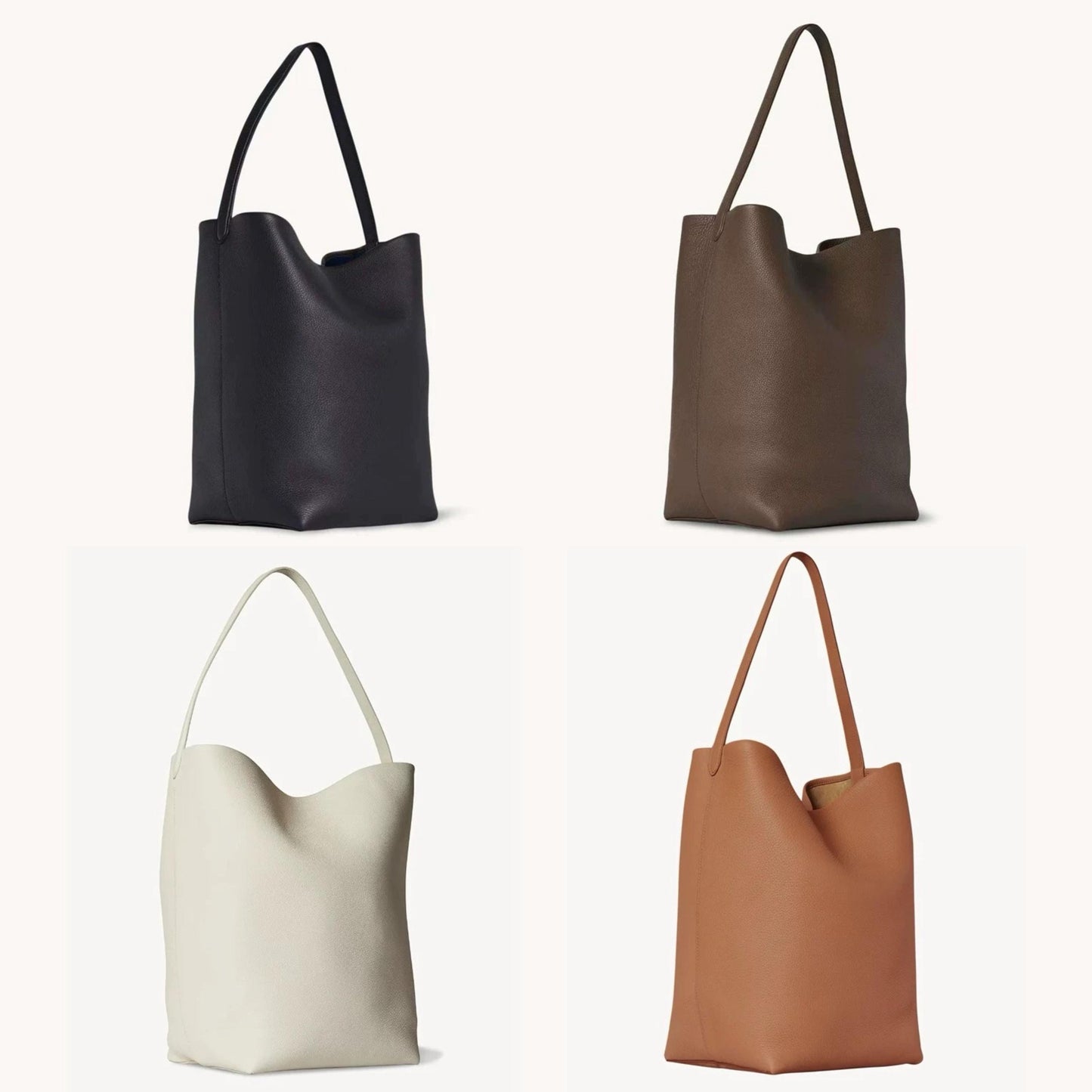 Genuine TOGO Leather Bucket Bag Large