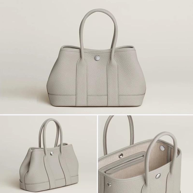 Mini Genuine Leather Garden Bag 23cm