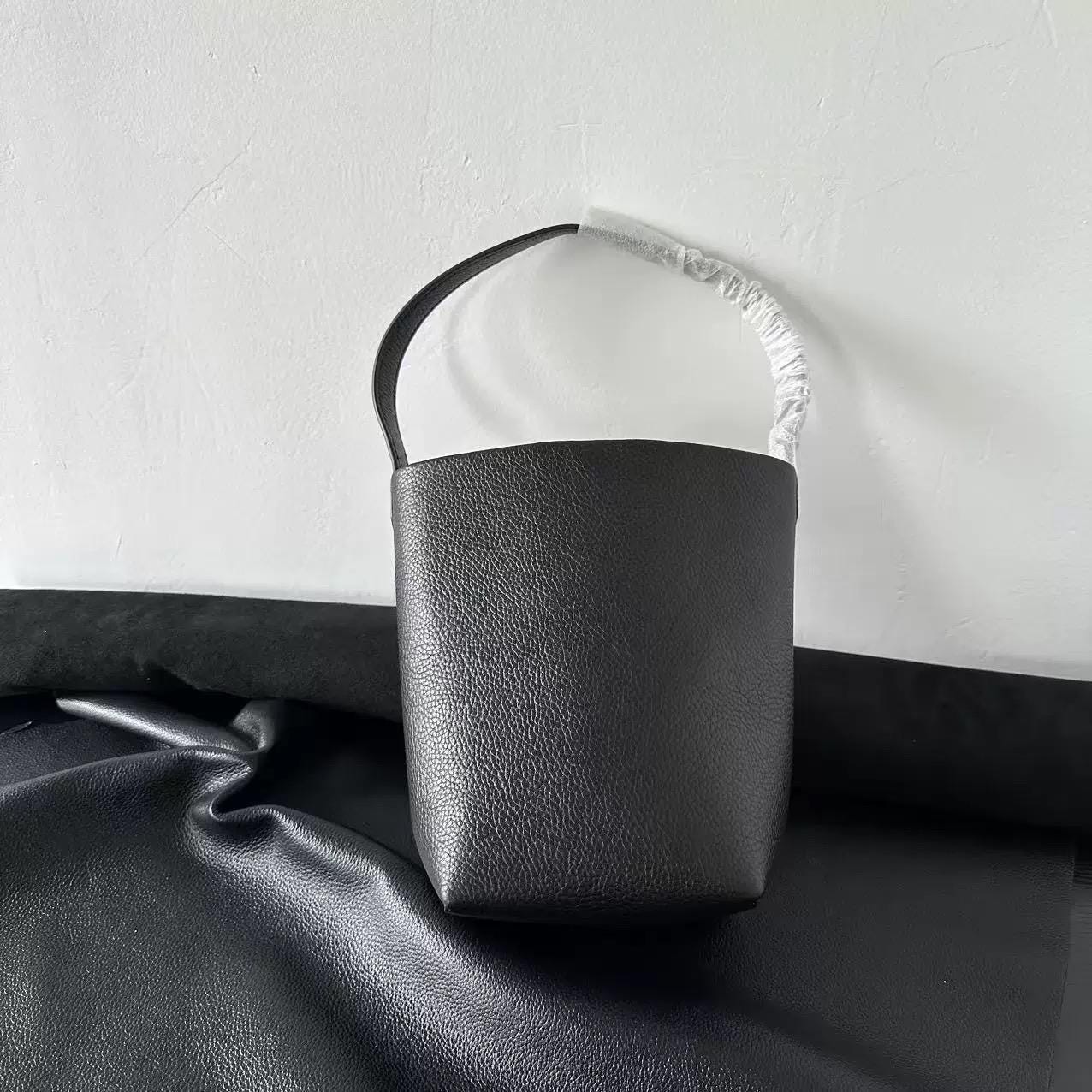 Genuine TOGO Leather Bucket Bag Medium