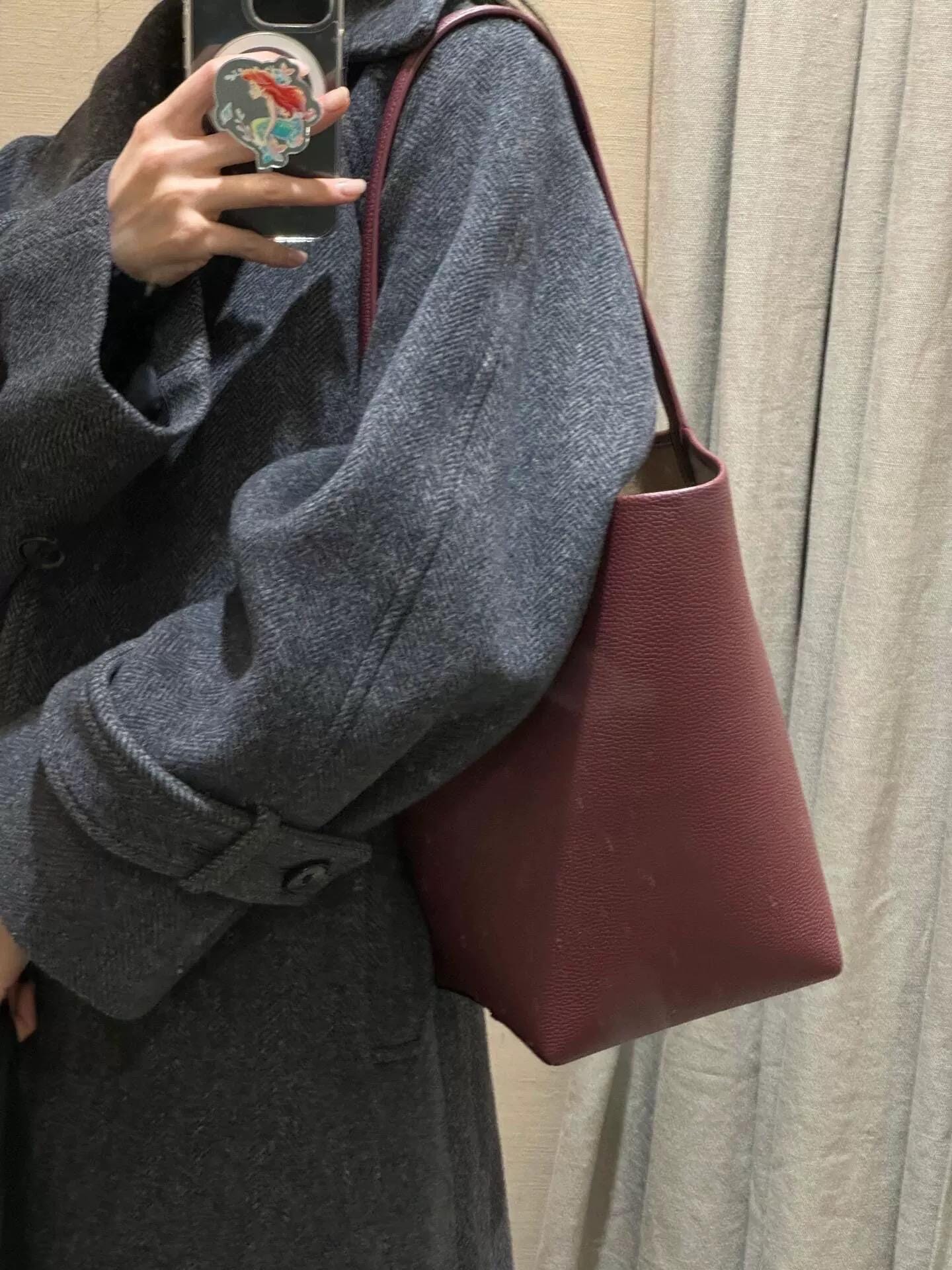 Genuine TOGO Leather Bucket Bag Medium Special Japan Edition Colors