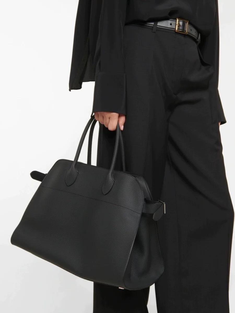 Women Genuine Leather Shoulder Bag Handbag Margaux 15 Large Leather Tote Bag