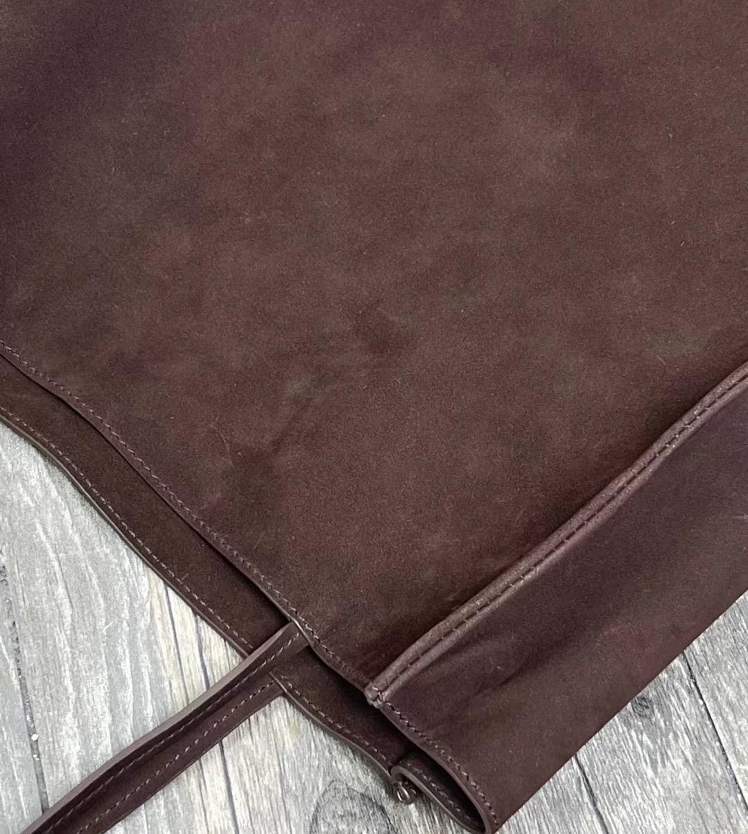 Lambskin To Go Tote – Lightweight Minimalist Shoulder & Handbag Brown