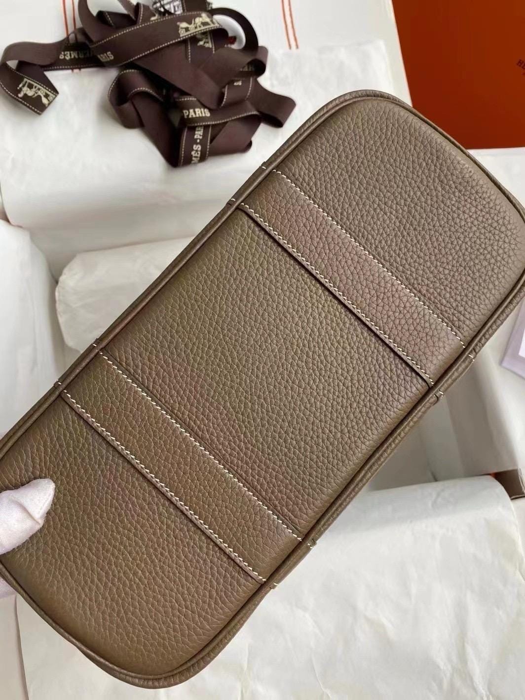 Mini Genuine Leather Garden Bag 30cm
