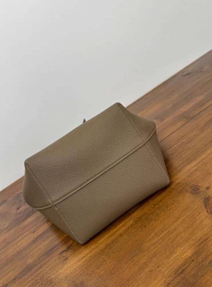 Genuine TOGO Leather Bucket Bag Medium