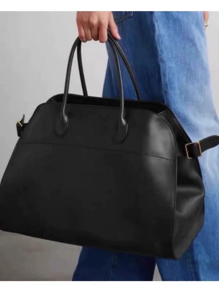 Women Genuine Leather Shoulder Bag Handbag Margaux 15 Large Leather Tote Bag
