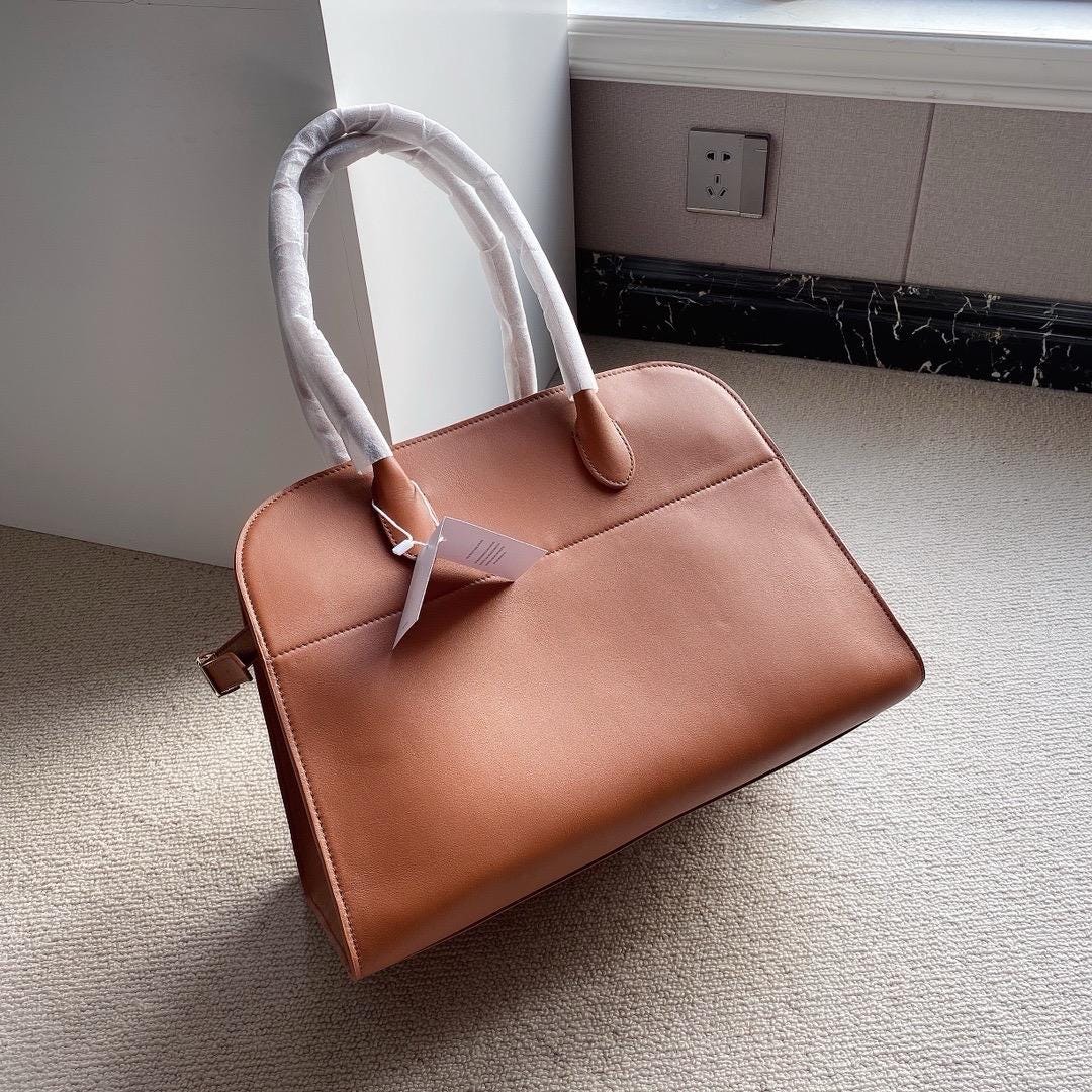 Women Genuine Leather Shoulder Bag Handbag Margaux 15 Large Leather Tote Bag