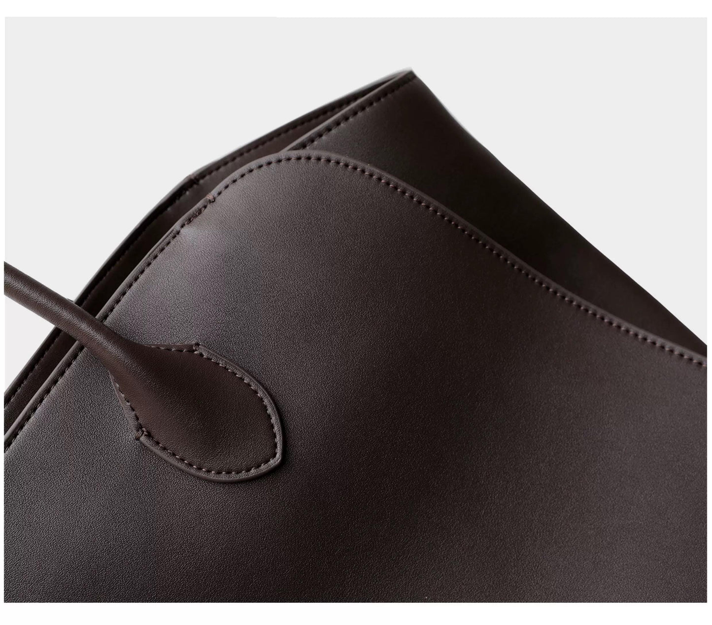 Genuine Leather Tote Bag  Smooth Napa Leather