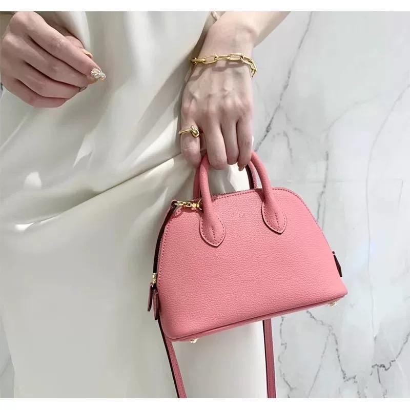 Mini Genuine Leather Bolide Bag 18cm