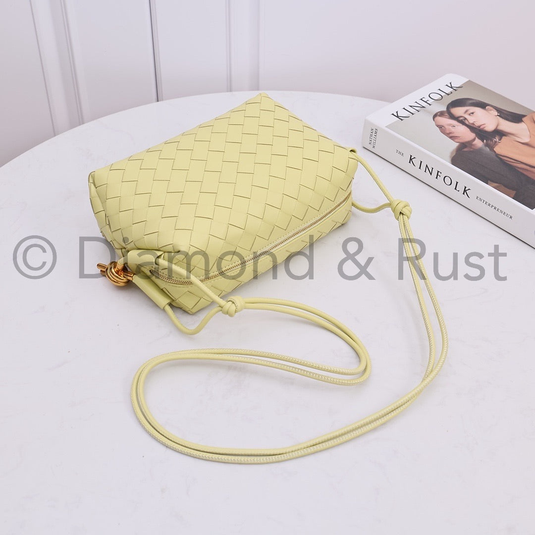 Small Gold Knot Camera Bag #2263-1 Lemon