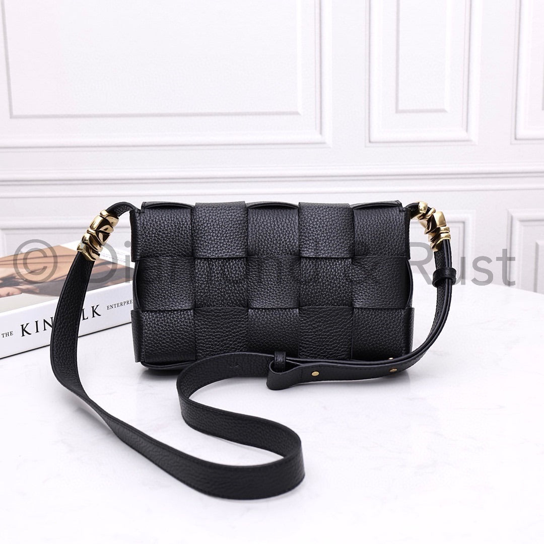 Cassette Bag with Metal Rings #2217A Black