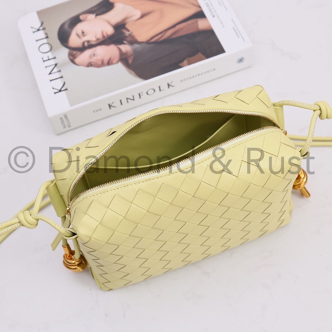 Small Gold Knot Camera Bag #2263-1 Lemon