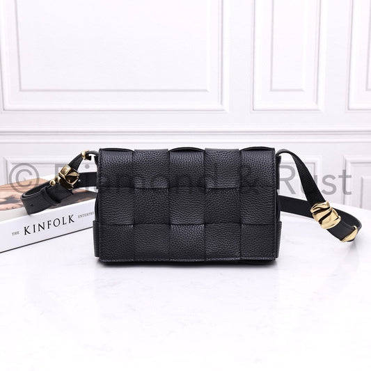 Cassette Bag with Metal Rings #2217A Black