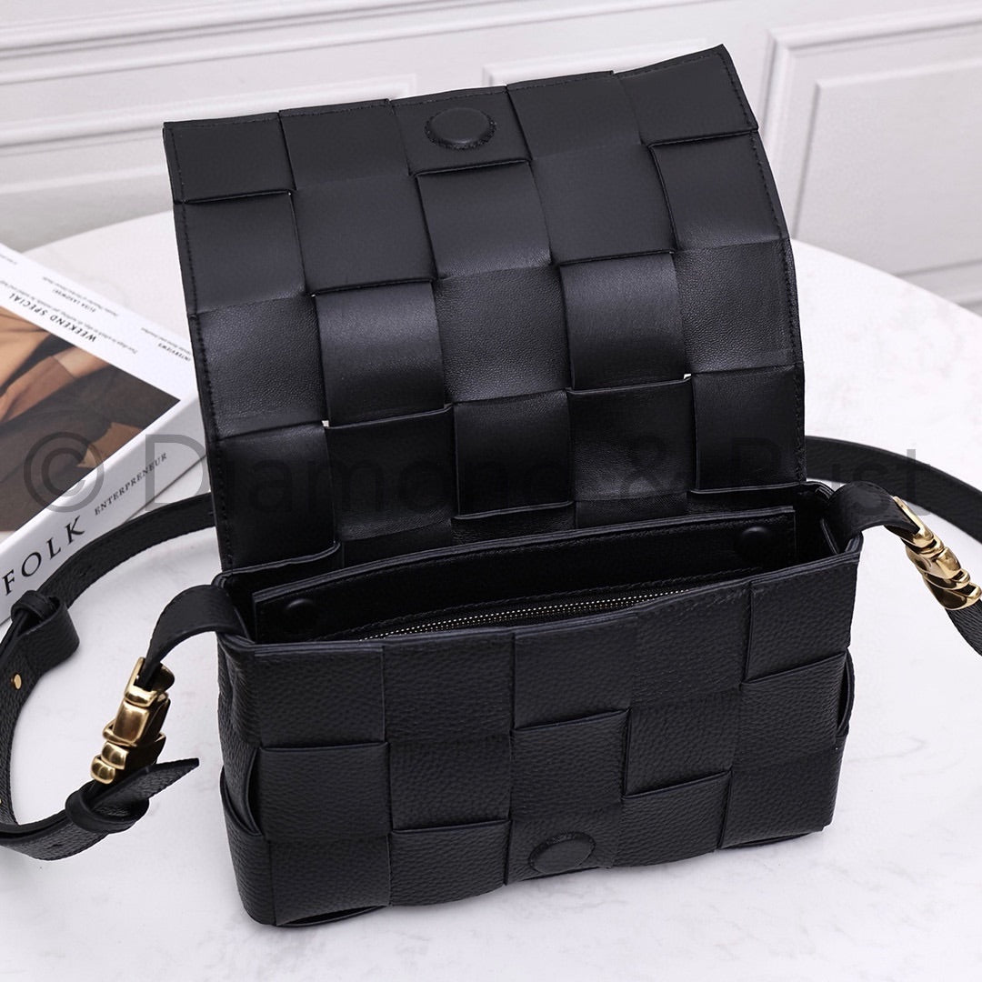 Cassette Bag with Metal Rings #2217A Black