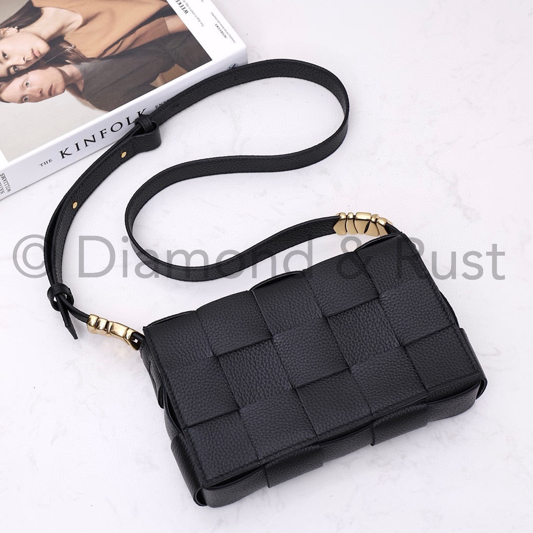 Cassette Bag with Metal Rings #2217A Black