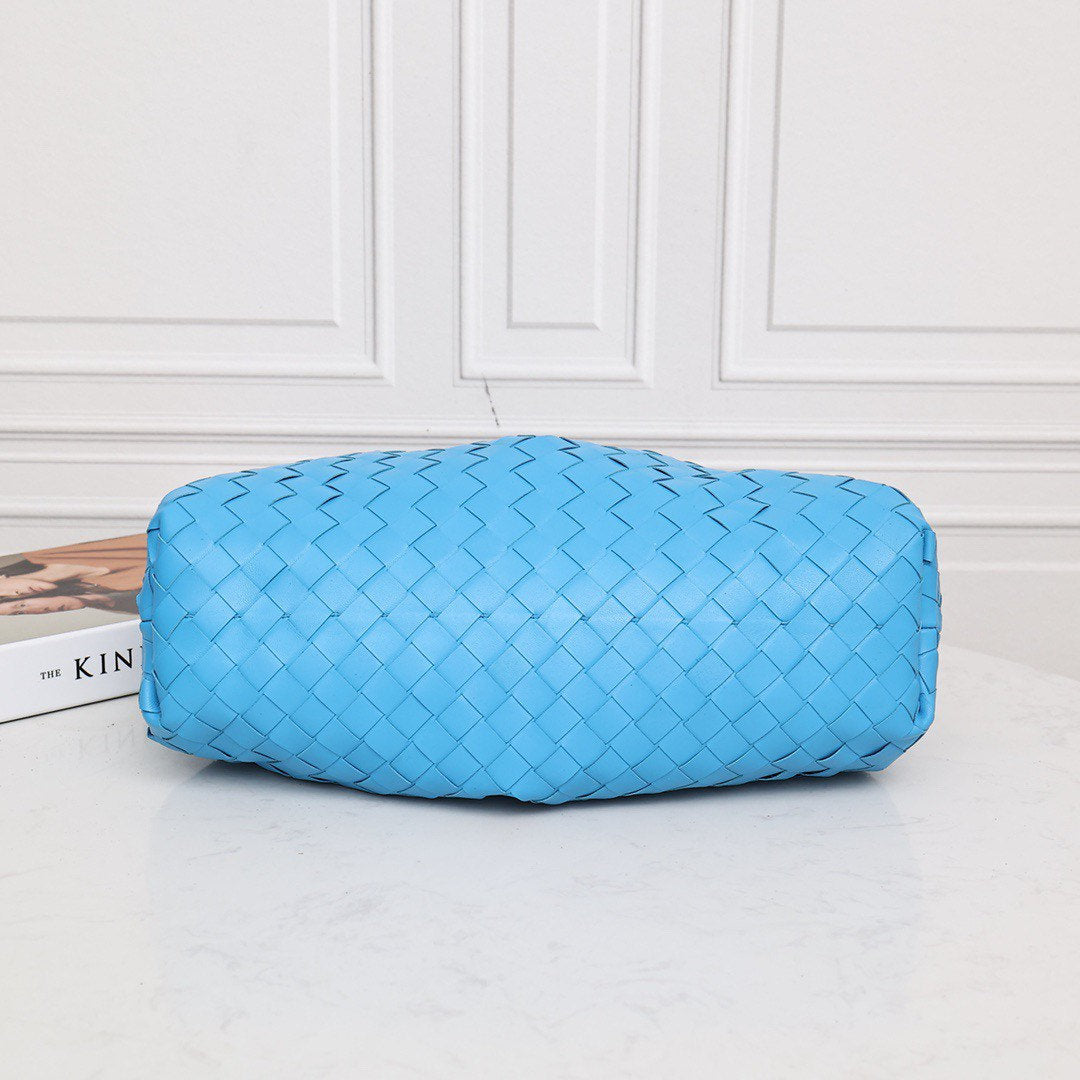 Large Pouch Clutch #9029 Pool Blue