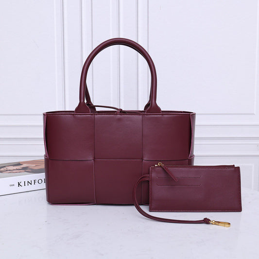 Small Tote 30cm #2218-1A Wine Red