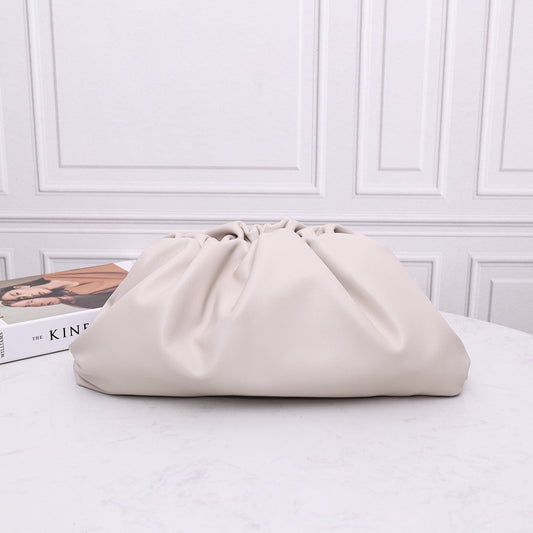 Large Pouch Clutch #9028 Chalk