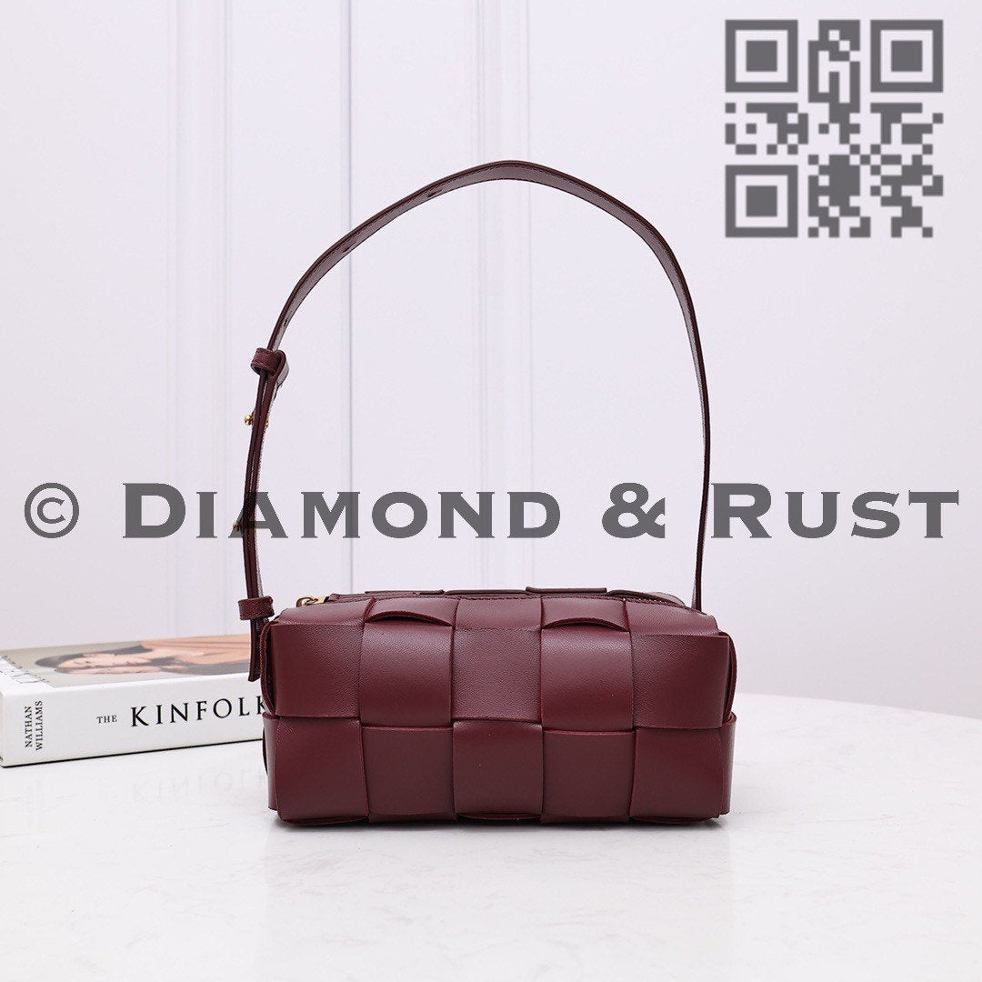 Small Brick Cassette Bag #2245 Wine Red