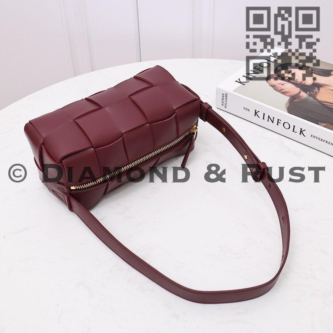 Small Brick Cassette Bag #2245 Wine Red