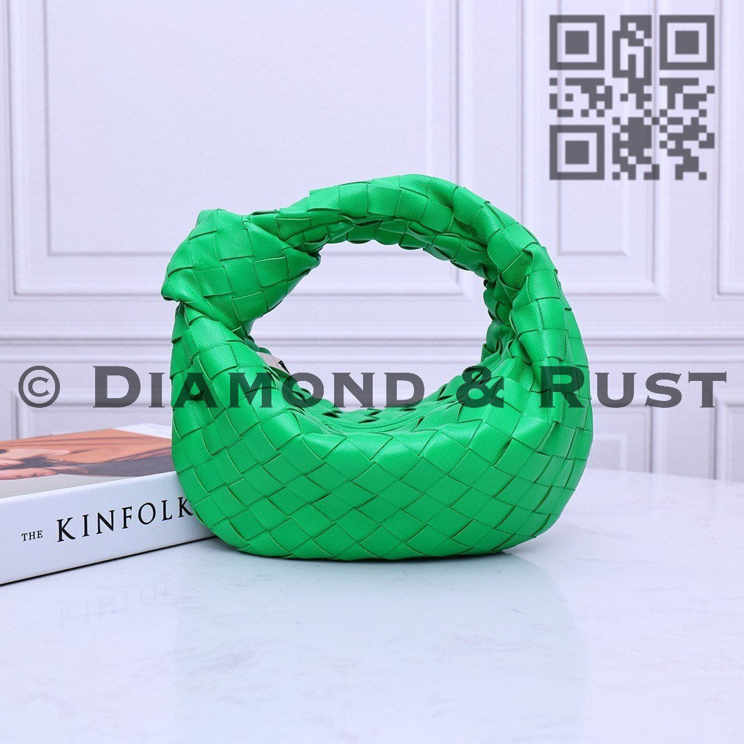 Mini Jodie Bag 27cm #3485 Grass Green Silver Zipper