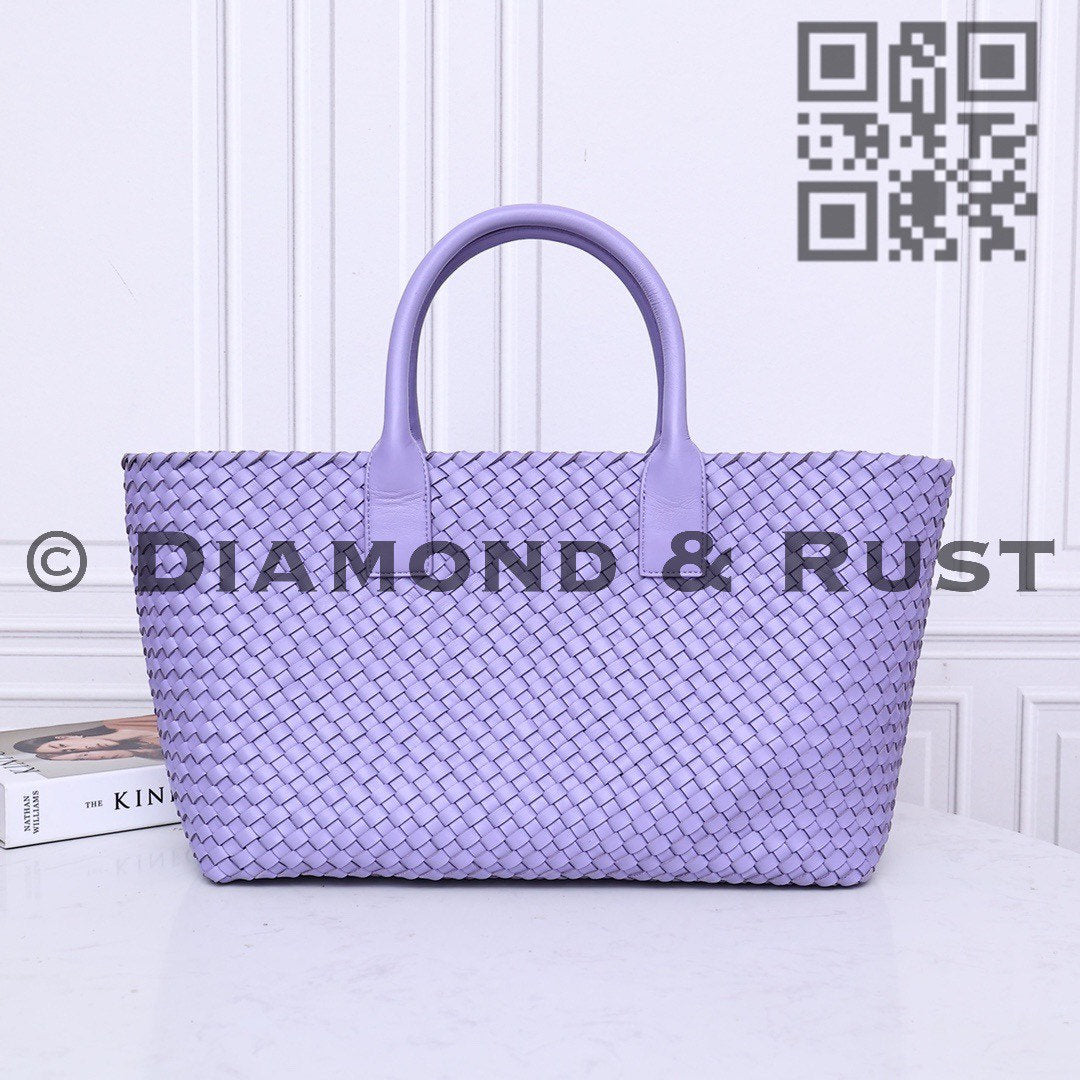 Intrecciato Basket Bag #2234A Lavender