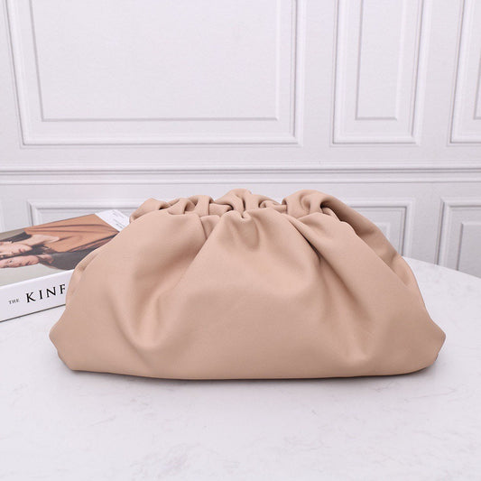 Large Pouch Clutch #9029 Milk Tea