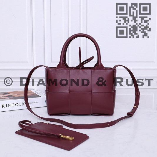 Mini Tote #2236A Wine Red