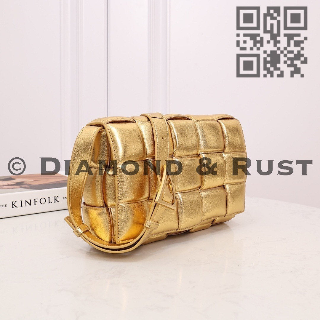 Padded Cassette Bag #6630A Gold