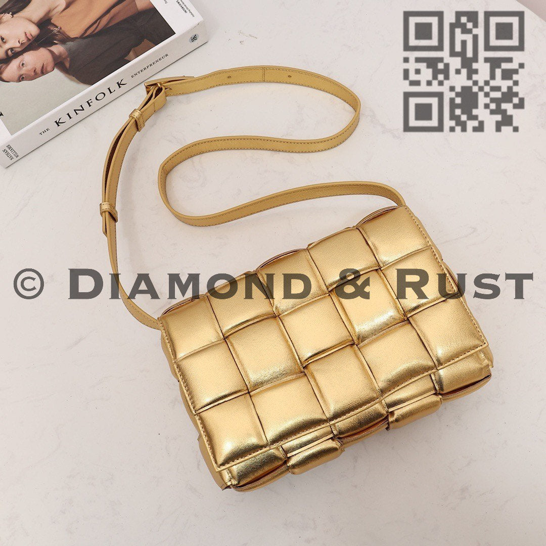 Padded Cassette Bag #6630A Gold