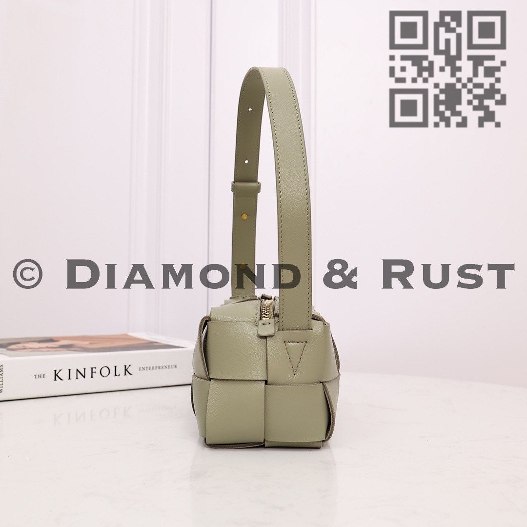 Small Brick Cassette Bag #2245 Travertine Green